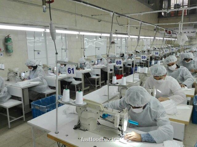 تولید ۲۸۰ هزار ماسک و گان از طرف هلال احمر